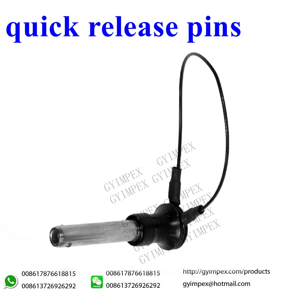 ball locking Stainless steel button type quick release pins 10*27mm