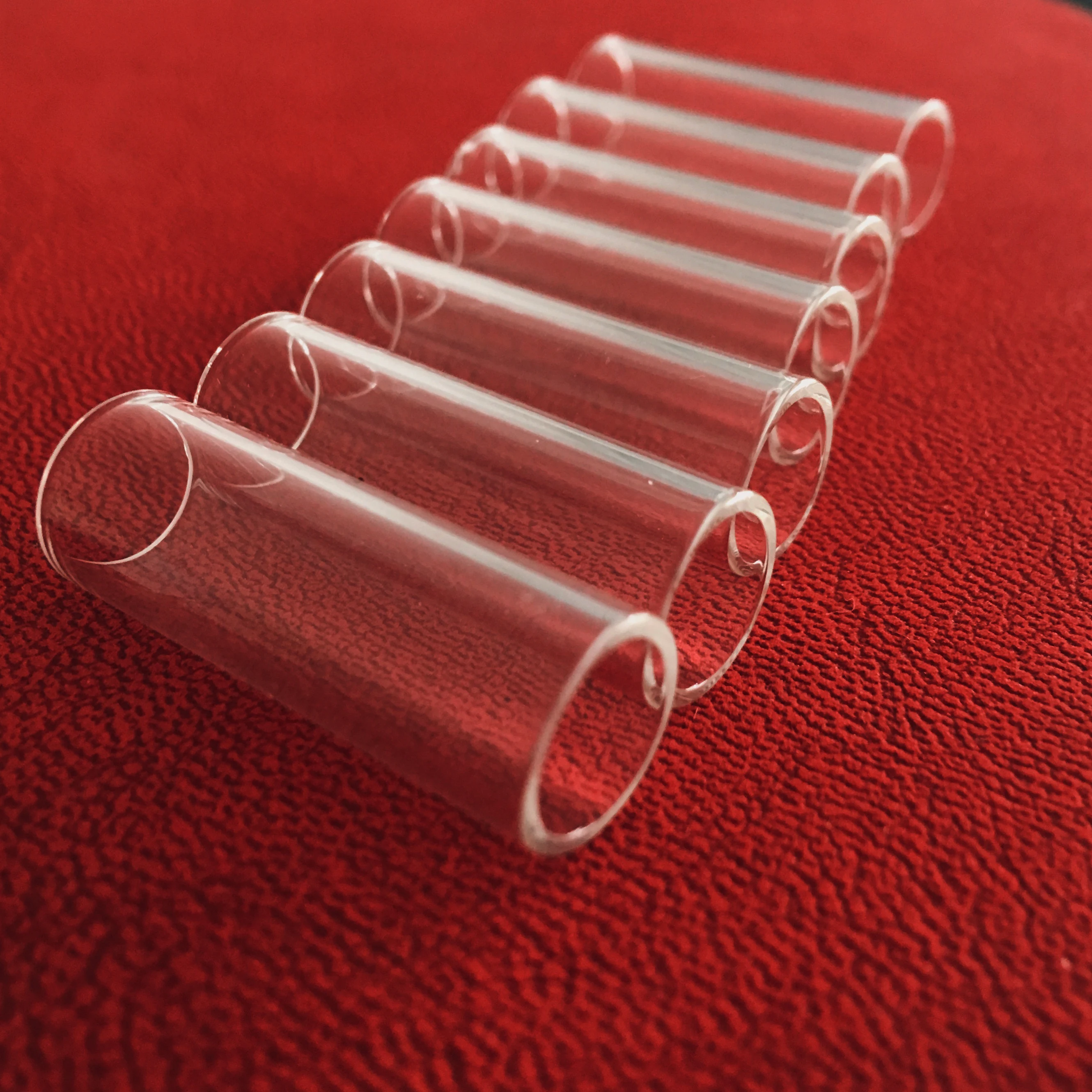 Food Grade Fire Polished Small size  Borosilicate Glass Tube