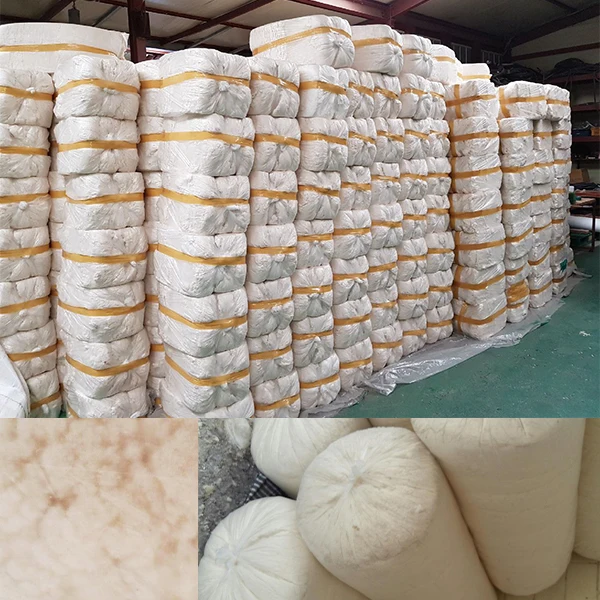 
100% cotton comber noil cotton waste from S.korea 