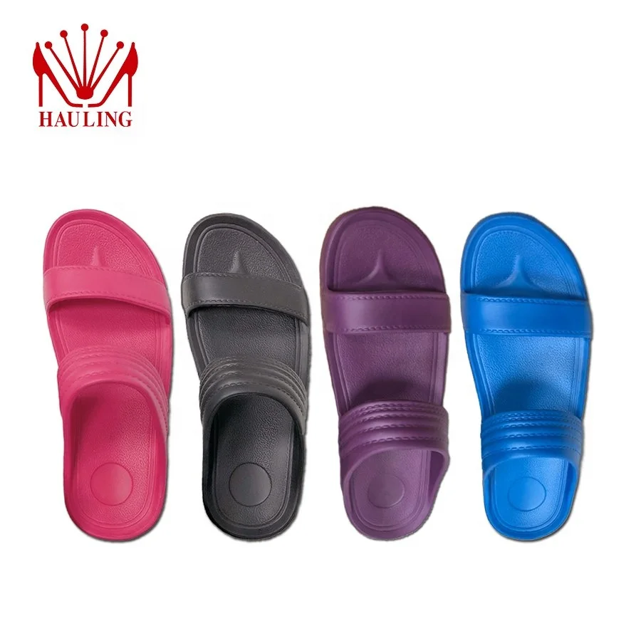 
EVA Imitate Real Sewing Pattern Thick-soled Outdoor Indoor Ladies Fashion High Platform Sandals EVA Foam Shoe Sole Slipper 