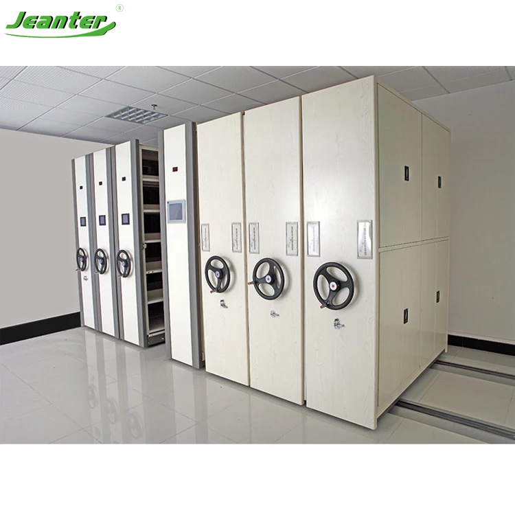 mobile shelve unit high quality space save storage library museum mobile shelving