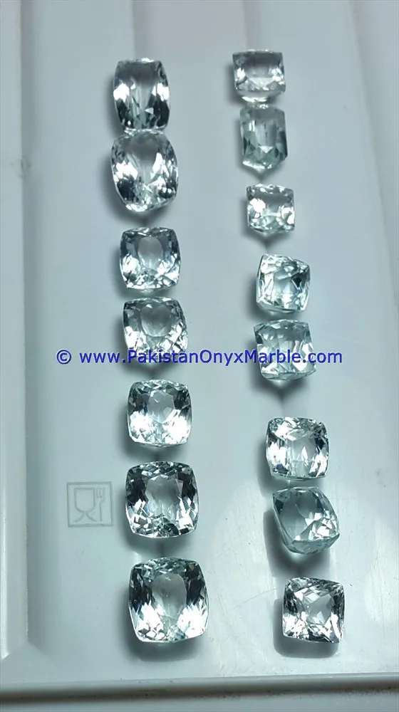 HIGH QUALITY LOOSE STONES FOR JEWELRY AQUAMARINE CUT STONES SHAPES