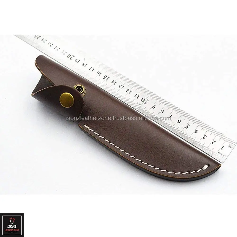 ISONZ Leather carved  Leather Knife sheath Custom Sheaths 2024