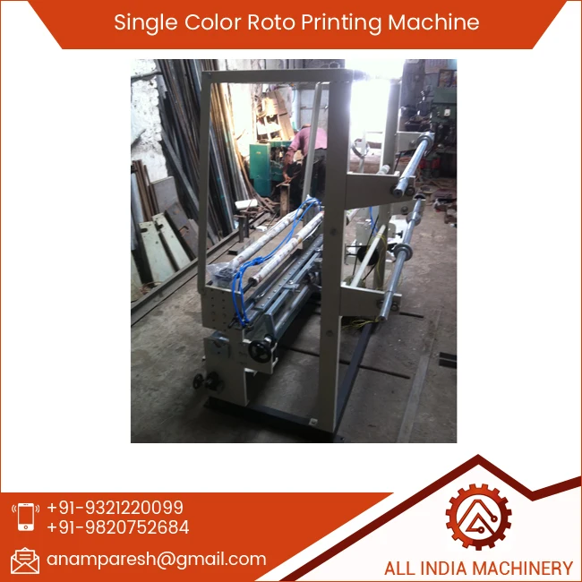 Single Color Roto Gravure Printing Machine