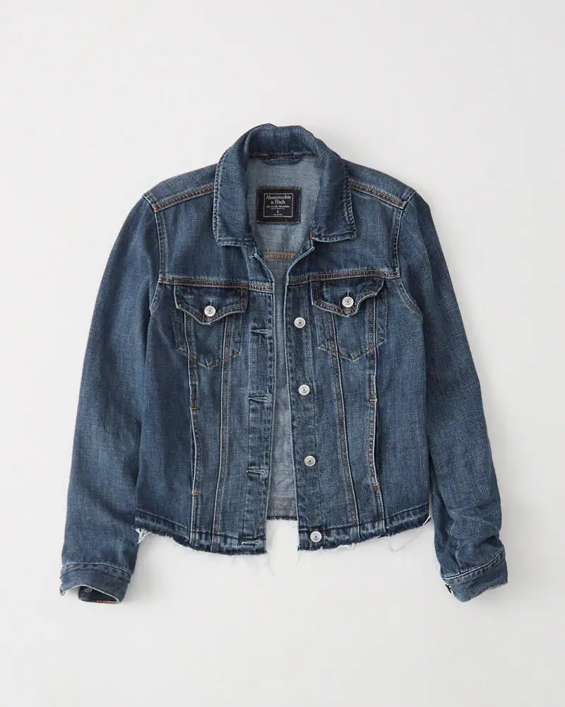High Quality Fashionable Casual Slim Fit Street wear  Denim Jacket for Men Wholesale Supplier
