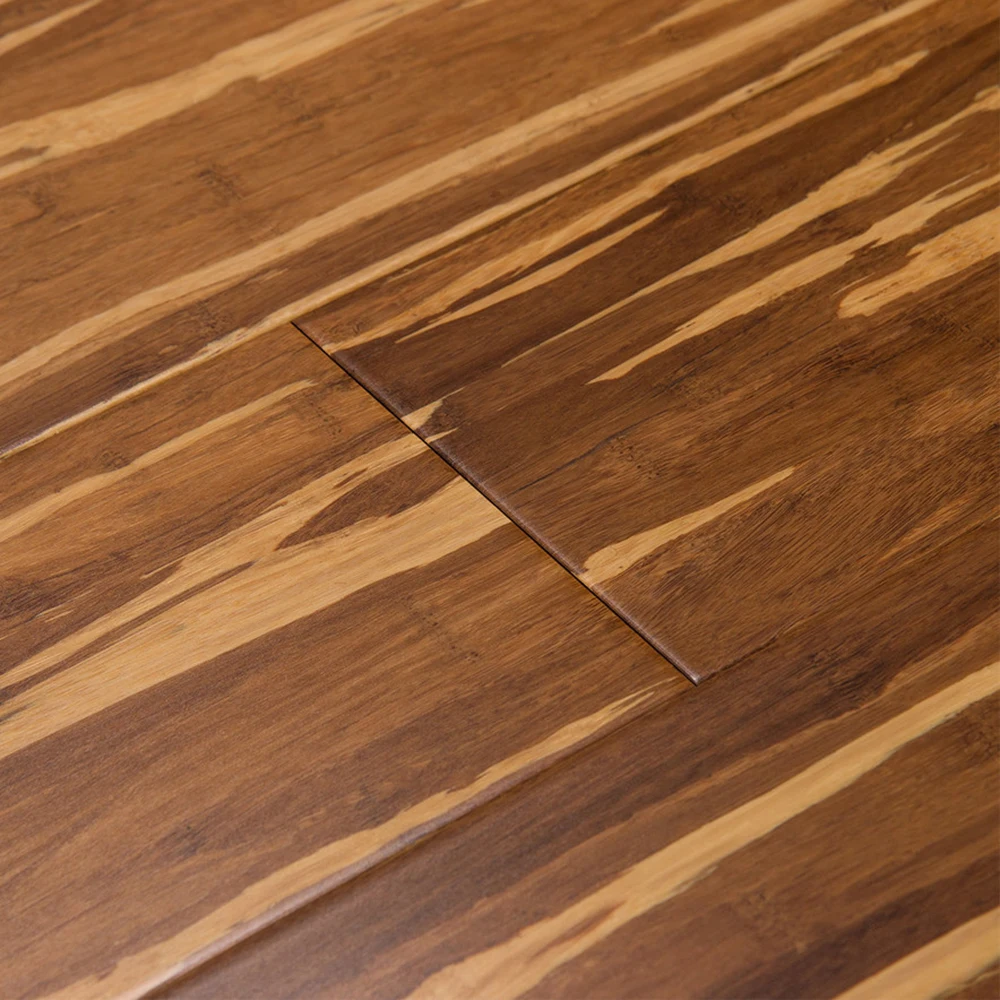 Hangzhou Tiger Stripe Strand Woven Bamboo Flooring Indoor Tiger Wood Bamboo Flooring