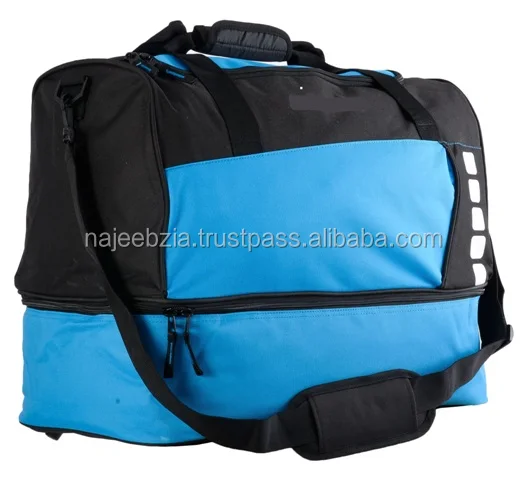 Soccer Sports bags with shoe compartment with team logo name and numbers