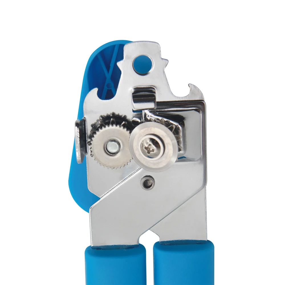 Hot Sell Jar Opener Stainless Steel can Opener  Kitchen Tools Soft Handled Good Grip Easy Use Manual Can Opener