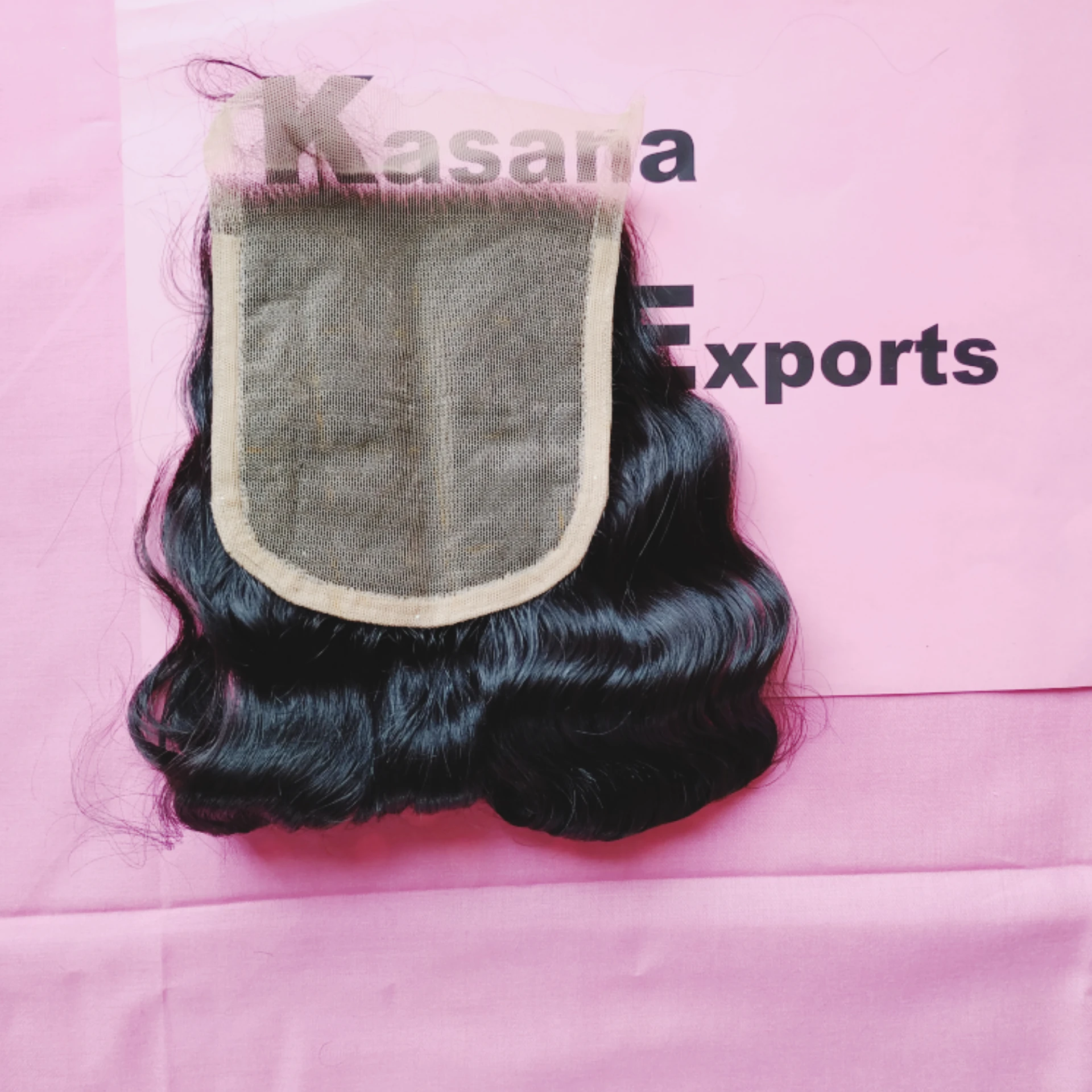 
Unprocessed Indian Bodywave temple human hair Kasana Exports India 