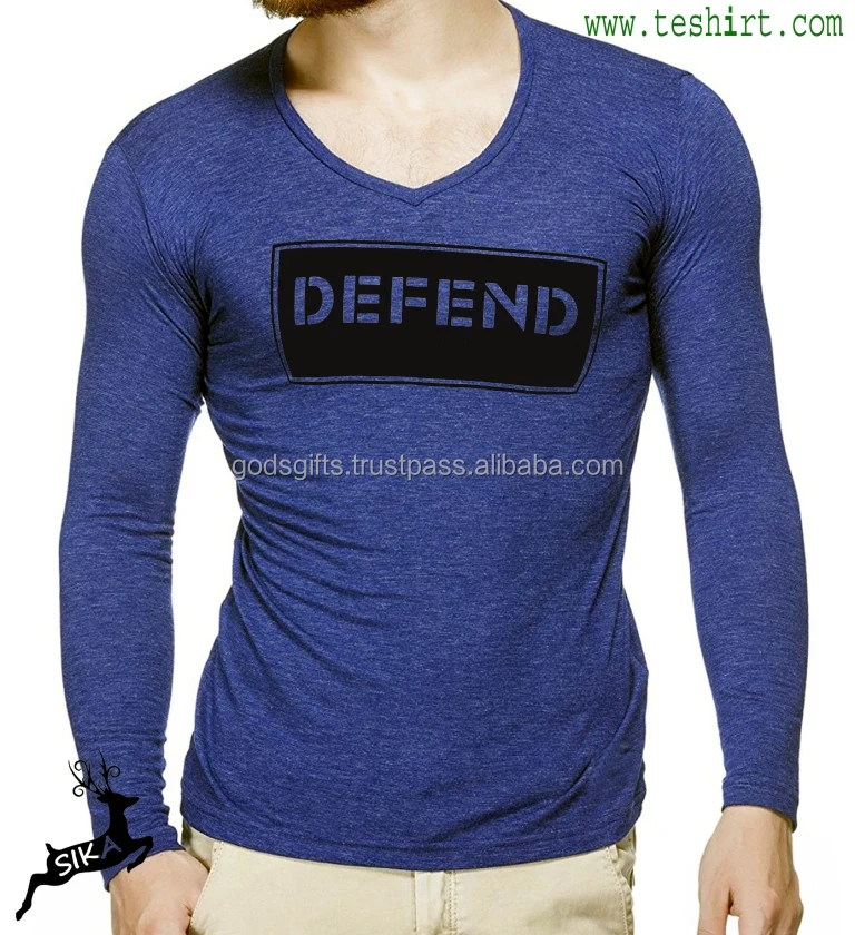 Wholesale Fashion Summer Custom Hip Hop Street T-shirt Long Sleeve Direct factory sale High quality New arrival grey long sleeve