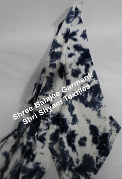 Cotton Velvet Indigo Tie Dye Throw Blankets Azo Free Colors Indian Hand Made 130X170 Cm