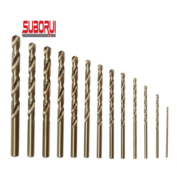 Broca Cobalto Din338 5/16 Inch CNC Hss M35 Cobalt Twist Drill Bits For Metal Drilling