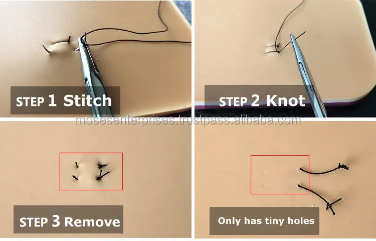 Dental Suture Training Kit Student Suture Practice Kit With Silicone Pad