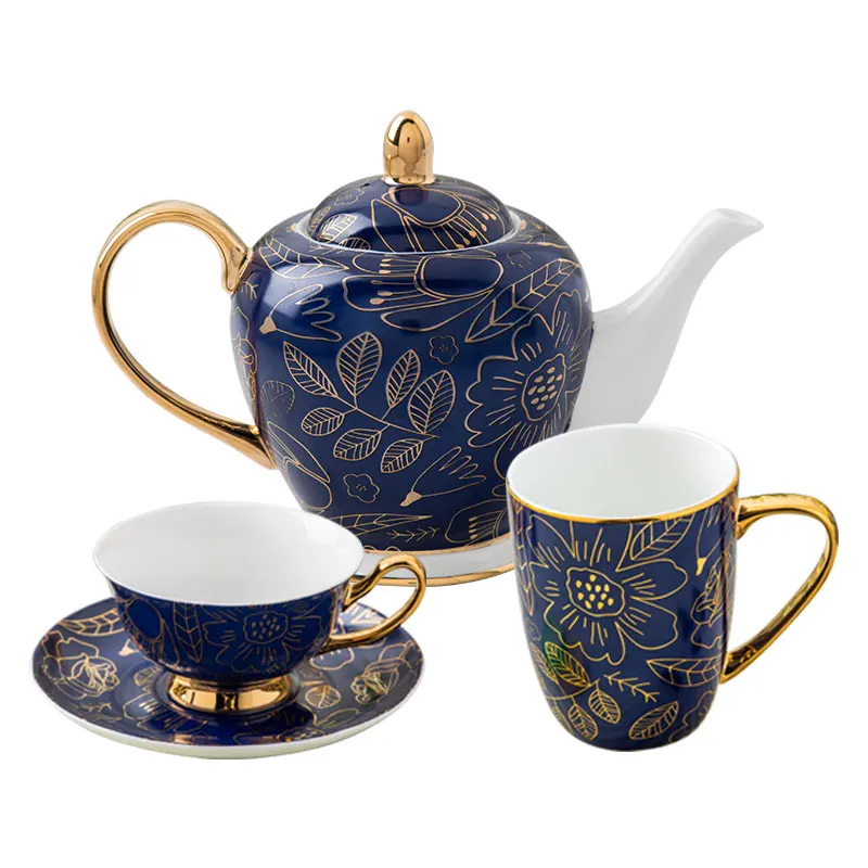 Modern Design Bone China Afternoon Tea Time High Tea Set