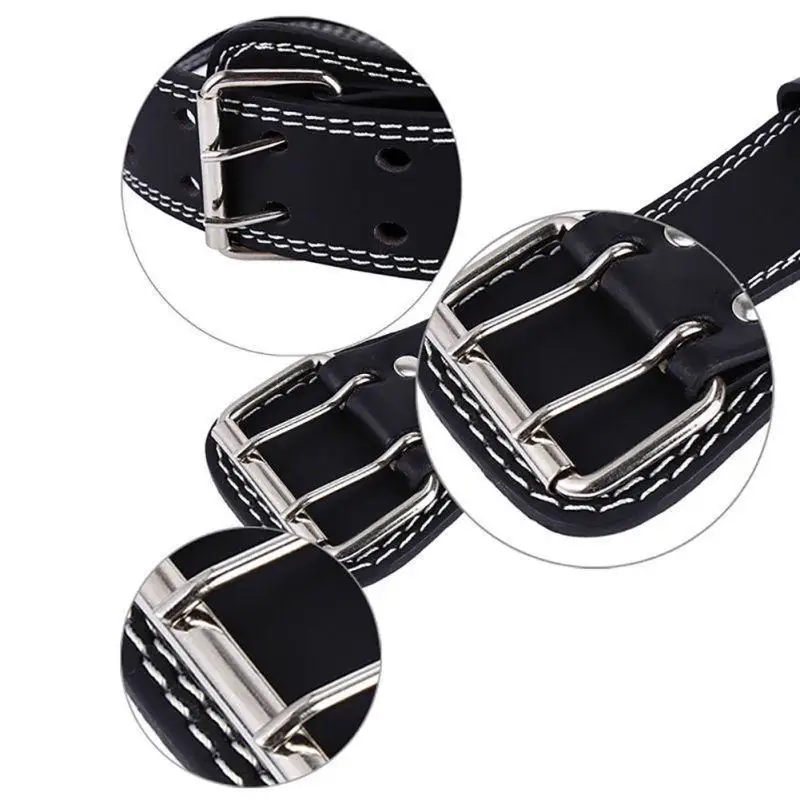Weight Lifting Leather Belts Gym Fitness Exercise Belt Power Weight Lifting Body Building for Training
