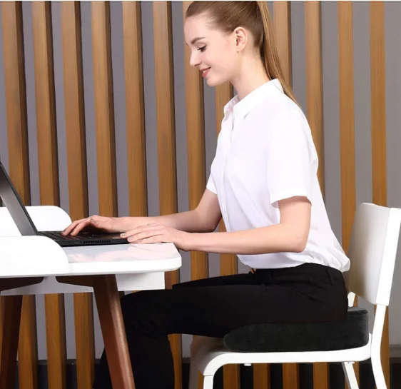 Hot Sale Pillow Car Seat Plush Fabrics Keep Warm Memory Foam Seat Cushion