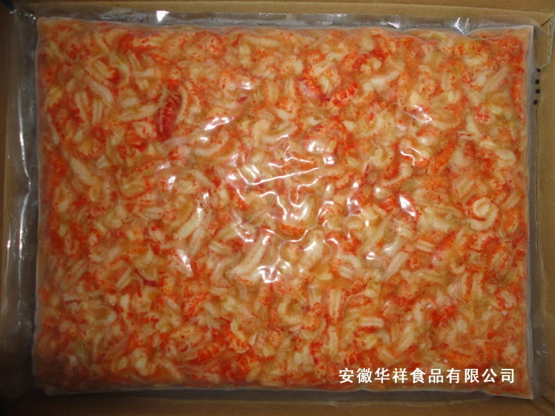 
frozen cooked crayfish tail meat,peeled,fat off 