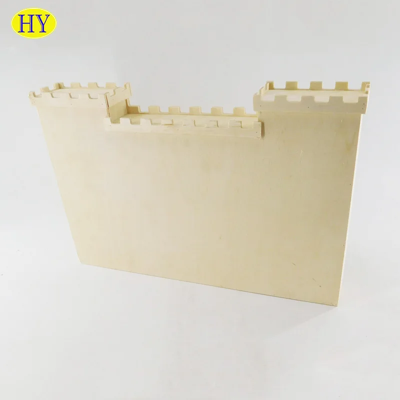 cheap custom castle shape Christmas advent calendar cardboard box with 24 drawers wooden advent calendar