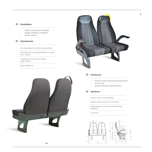
GS 172 economic and best quality seat 