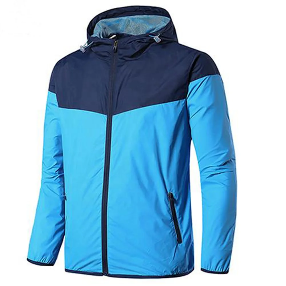 
NEW MEN SPRING AUTUMN HOODED MEN`S FASHION THIN WINDBREAKER MEN OUTWEAR BRAND CLOTHING 