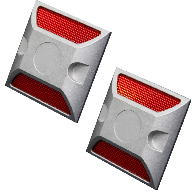 
Reflective Road Studs Strong Aluminum Road Pavement Markers For Driveway Safety 
