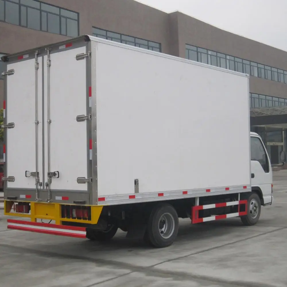 I-suz-u 4x2 refrigerator boxes van truck used freezer truck for sale