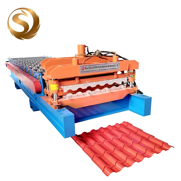 Factory price aluminum glazed  tile galvanized roofing colored steel sheets panel roll  making machine