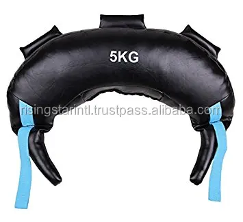 Custom Fitness Training PU Leather Bulgarian Bag Bulgarian Weightlifting bag Body Building Training Bulgarian Bag