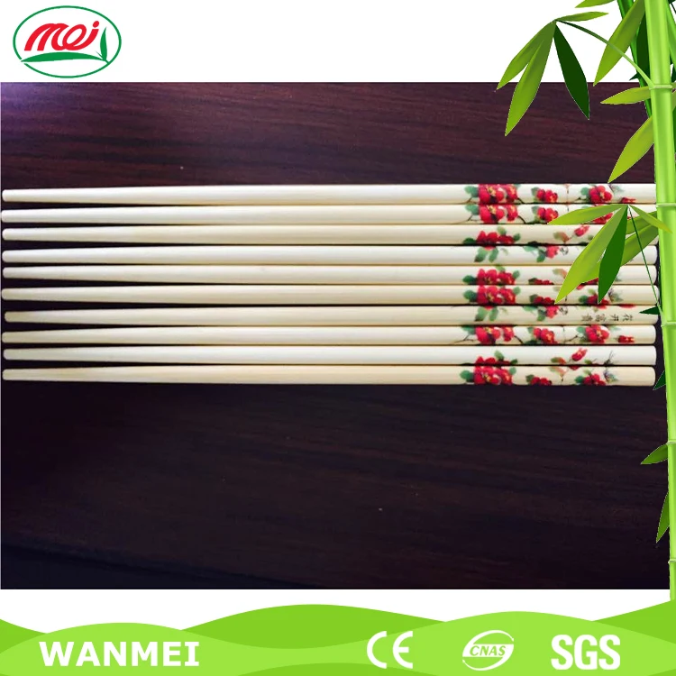 Chinese Disposable Paint-free Natural bamboo chopsticks 8.0*240MM Free custom logo for hotel Chopstick