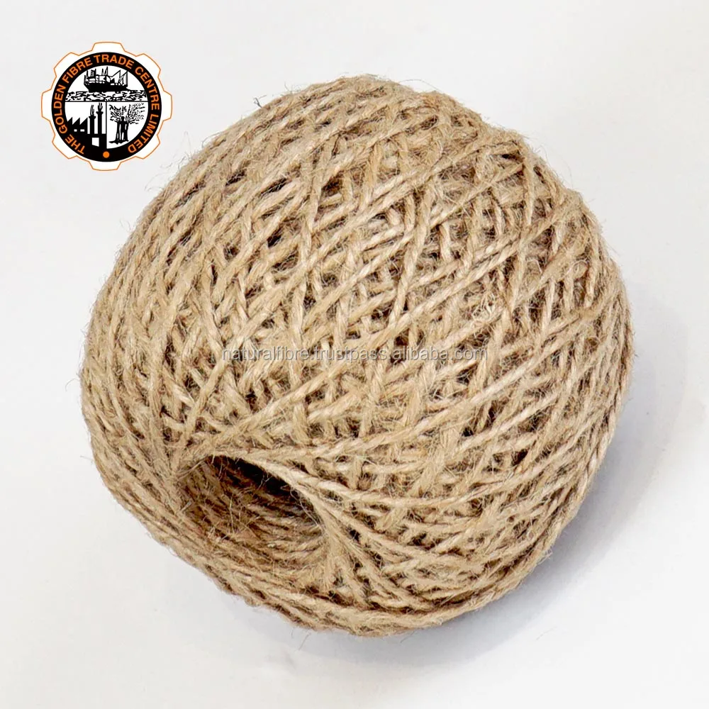 
Sacking Quality Eco-Friendly Rope Industry Cone Packing 6lbs to 36lbs Jute Yarn 