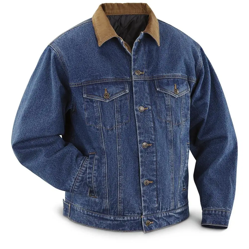 High Quality Fashionable Casual Slim Fit Street wear  Denim Jacket for Men Wholesale Supplier