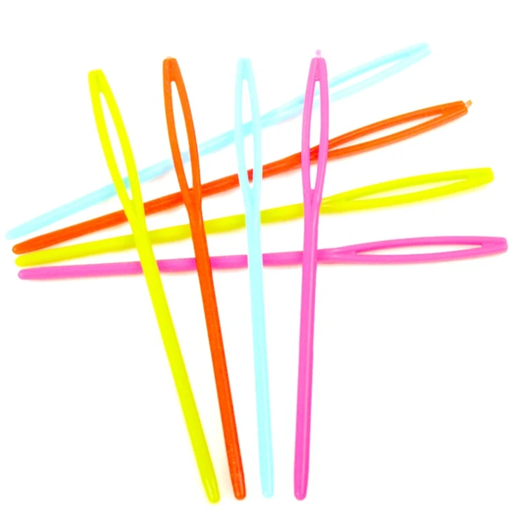 Высококачественная швейная игла разных размеров с пластиковой ручкой