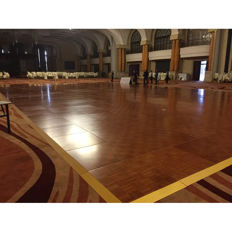 YIJIN-DCF320 used portable hardwood wedding laminate dance flooring
