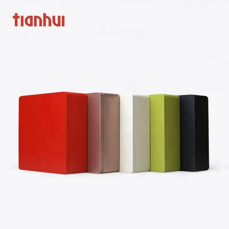 Tianhui Design square favors for guests candy tin box wedding with lid metal