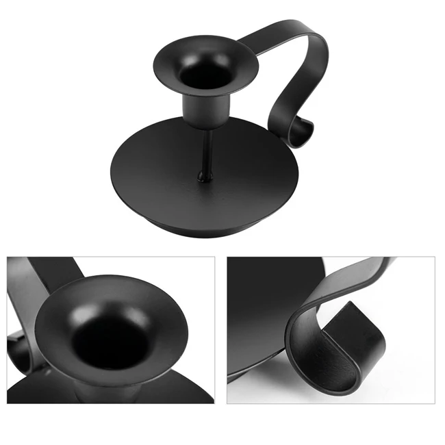 Popular Design Strong and Easily Handmade Pillar Candle Stick Stand Metal Candle Holders Lanterns & Candle Jars