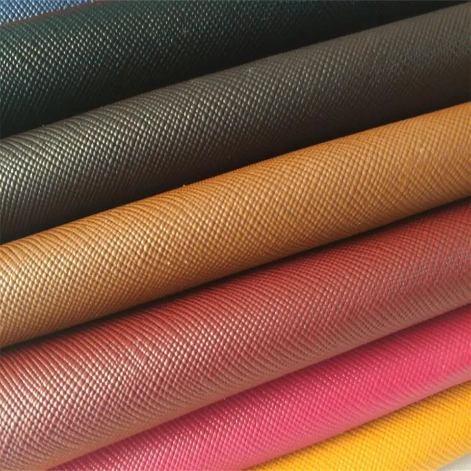 Embossed Synthetic Leather Fabric PVC Leather For sofa furniture car seat uphlostery handbags