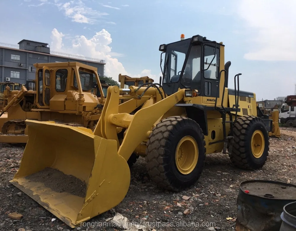 Fuel-efficient Komatsu Machine WA320 Wheel Loader for sale , Used Komatsu Loader at low working hours