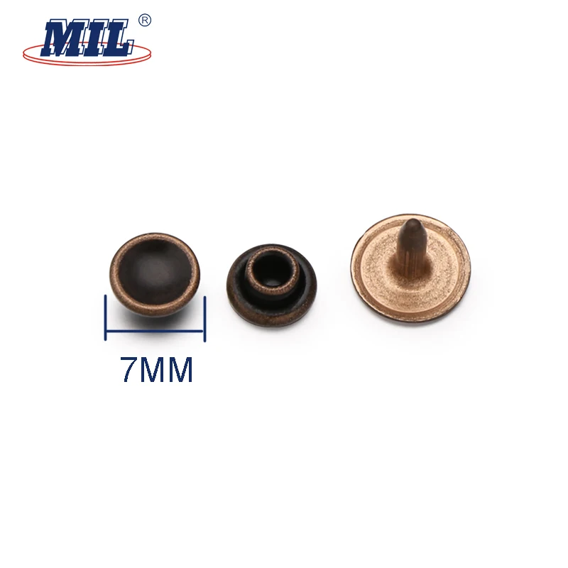 Wholesale 7MM Antique Metal Studs Brass Jean Button Rivet For Jeans