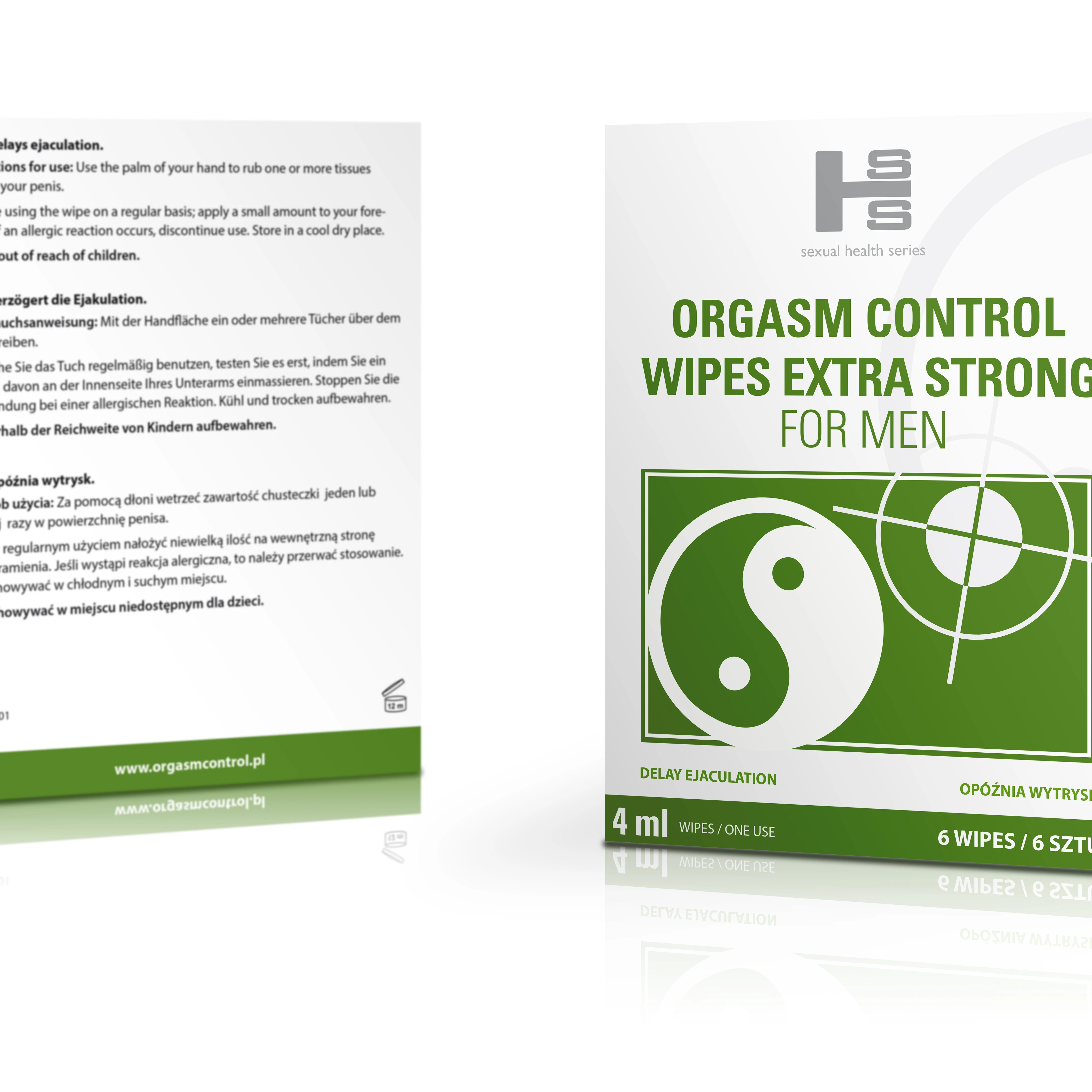 ORGASM CONTROL WIPES ORGASM DELAY WIPES LONG TIME SEX PRODUCTS PREMATURE EJACULATION STIMULANT WIPES - OEM - EUROPE LEGAL