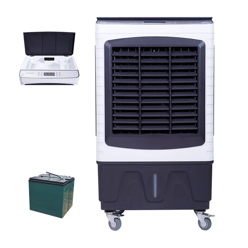 China Ac Dc 12 Volt Swamp Portable Evaporative Plastic Air Cooler
