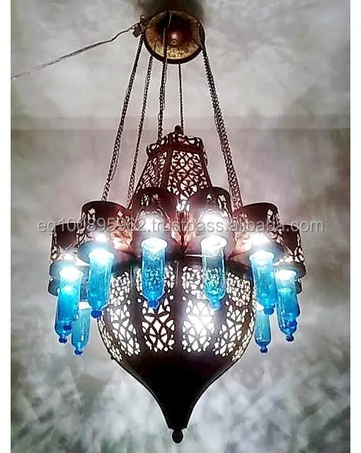 BZ12 ANTIQUE MOROCCAN STYLE LARGE HUGE Pendant Chandelier