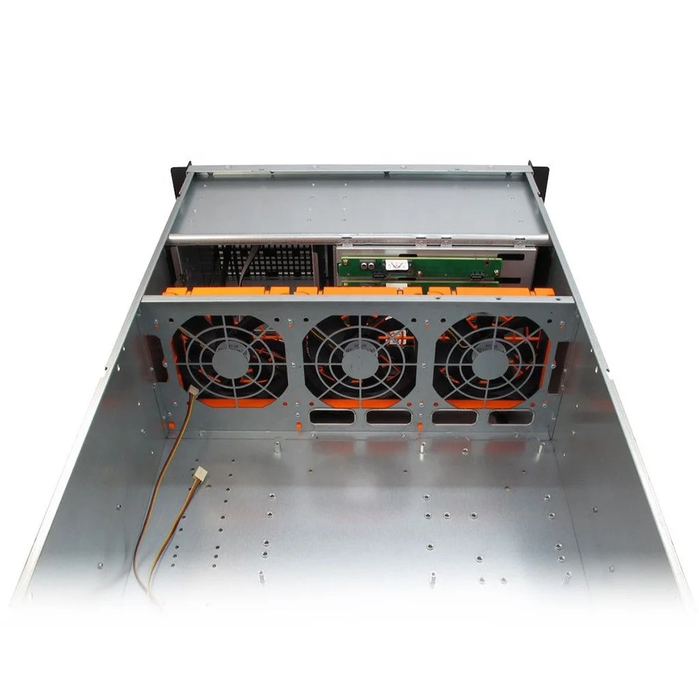 4U стойка для сервера с 10 популярными возможностями SATA/SAS Drive Bay MiniSAS