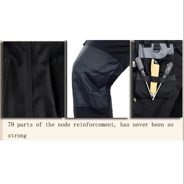 Working Cargo Pants Multi Pockets Worker Mechanic Workwear Wholesale Cargo Pant For Mens