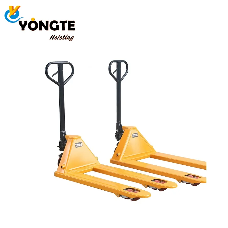 2 тонны PU Литье колеса насос ручной тележки паллет