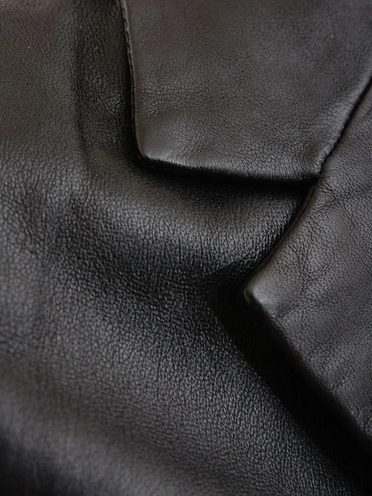 2020 autumn 2 button leather blazer 2020 high quality Factory Price