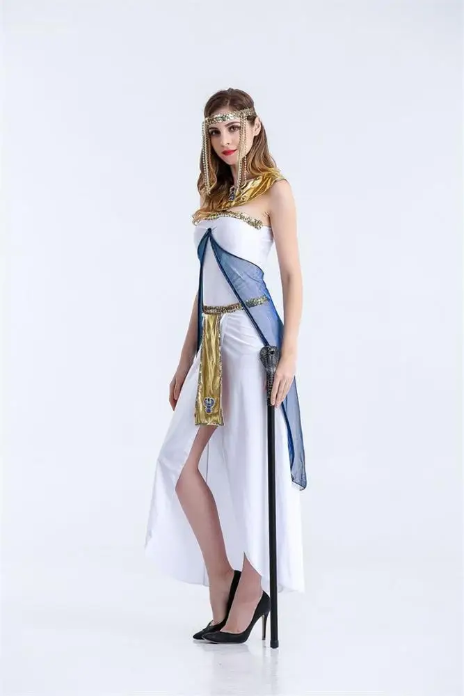 Masked Ball Party Deluxe Cleopatra Sexy Women Greek God Costume