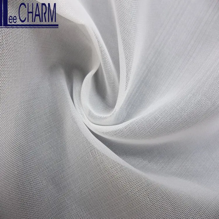 LCSH010 Wholesale Dye Polyester Organza Fabric Roll