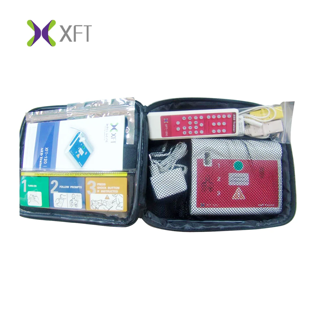 Compact size easy carry AED training CPR defibrillator