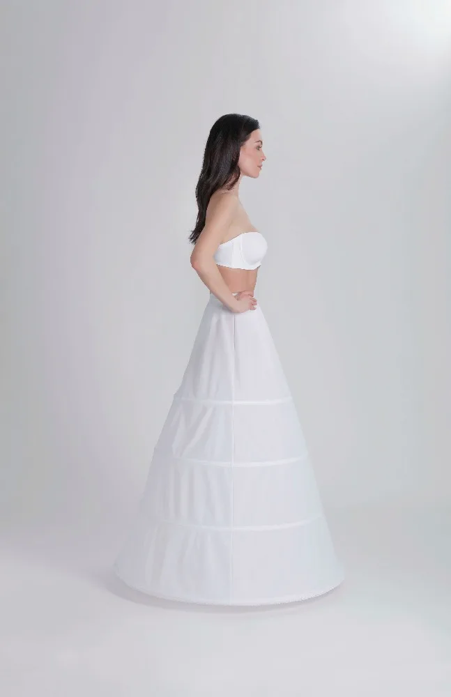 Недорогой подъюбник с 4 кольцами для свадебных платьев
