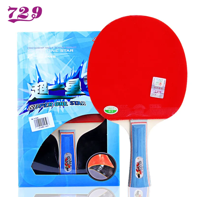 Friendship 729 Super 1 star pimple in table tennis racket professional ping pong racket